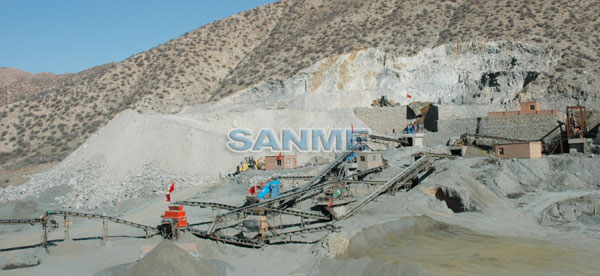 100噸鐵礦石破碎生產(chǎn)線